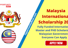 Fully Funded Government Of Malaysia International Scholarship (MIS) 2026/2027