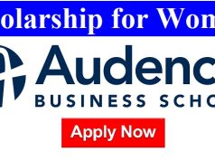 2022 Audencia Business School Scholarships For Women