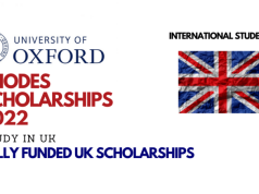 2026 Rhodes Trust Global Scholarships Application Update