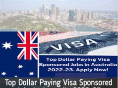 Top Dollar Paying Visa Sponsored Jobs in Australia 2022-23. Apply Now